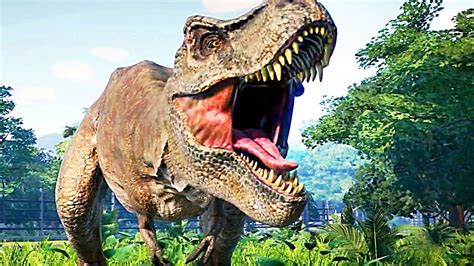 JURASSIC WORLD EVOLUTION Gameplay Trailer  2018  Dinosaurs ...
