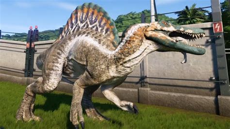 Jurassic World Evolution   Spinosaurus  Vivid Skin ...