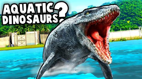Jurassic World Evolution WATER DINOS! Should they Add ...