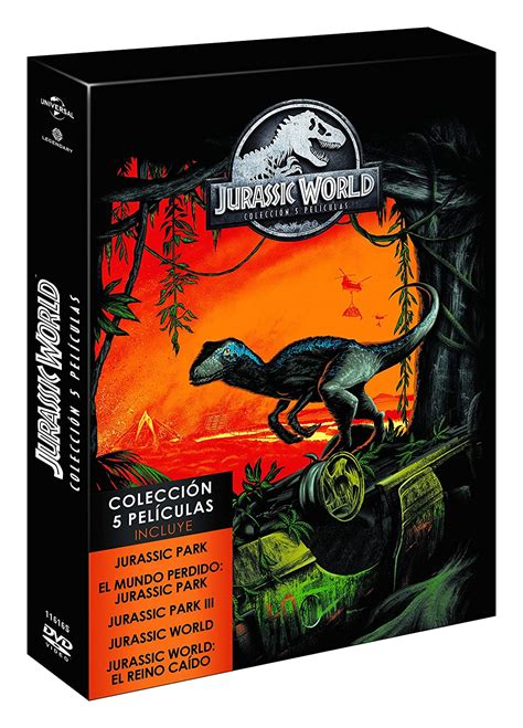 JURASSIC WORLD PARQUE JURASICO COLECCION COMPLETA DVD 1 5 ...