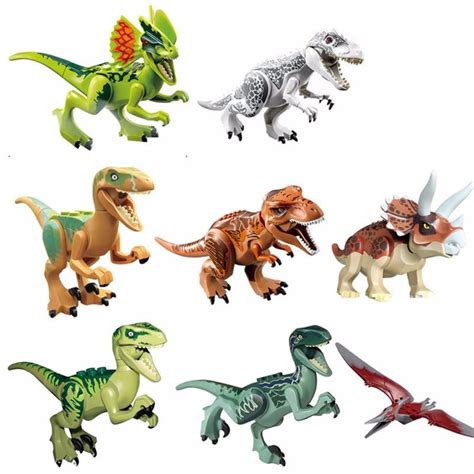 Jurassic World Set De 8 Dinosaurios Compatible Con Lego   $ 439.00 en ...