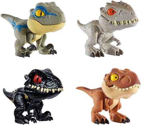 Jurassic World Snap Squad Collectible Dinosaurs With Snap On Feature ...