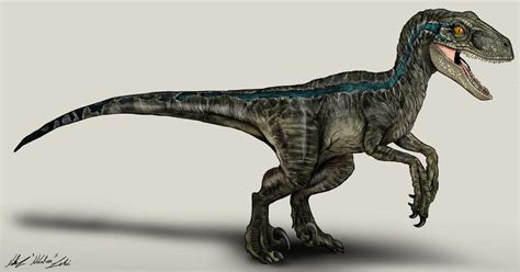 Jurassic World Velociraptor Blue by NikoRex