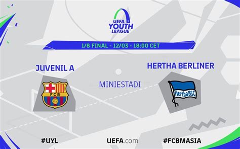 Juvenil A   Hertha, en la UEFA Youth League