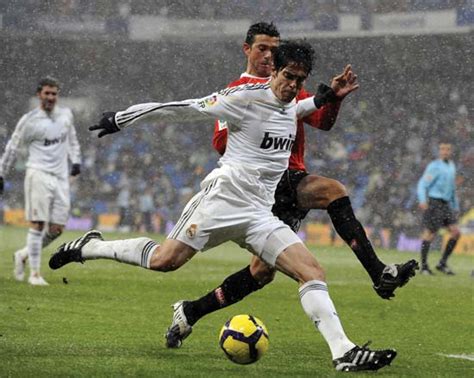 Kaká: Kaká playing in a Spanish football match, 2010 ...