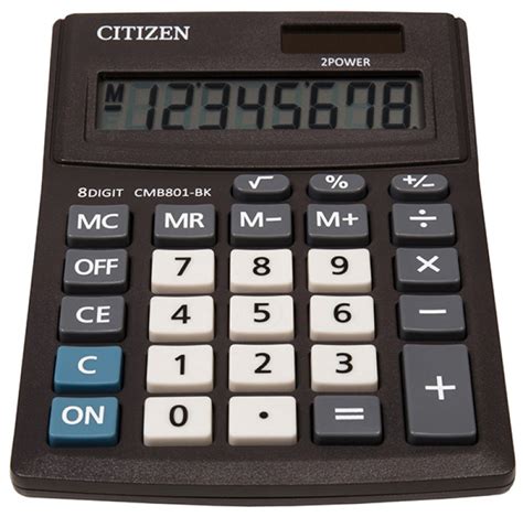 Kalkulator biurowy CITIZEN CMB801 BK Business Line, 8 ...