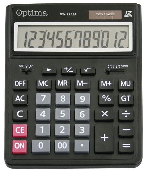 Kalkulator OPTIMA SW 2239A veliki 12mjesta 25252 P30/60 ...