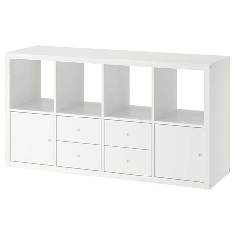 KALLAX Estantería con accesorios, blanco, 77x147 cm IKEA