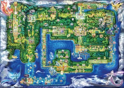 Kanto map from the new Pokemon Let s Go trailer ...