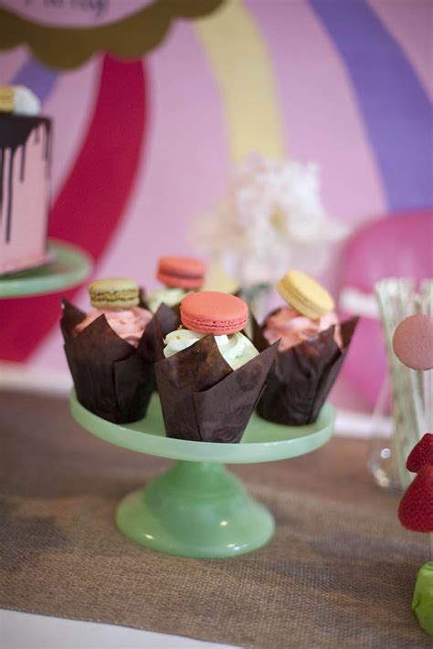 Kara s Party Ideas Sweet Macaron Themed Birthday Party ...