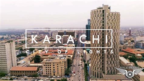 Karachi rising, business district Mc. leod rd. drone views