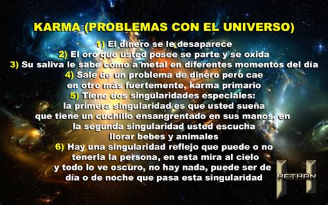 KARMA PROBLEMAS CON EL UNIVERSO | HETHAN BY BRISSA AVHALON