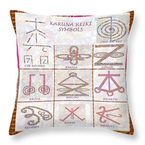 Karuna Reiki Healing Power Symbols Artwork With Crystal ...