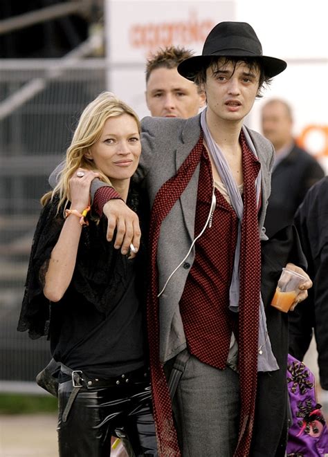 Kate Moss and former boyfriend Pete Doherty Kate Moss ...