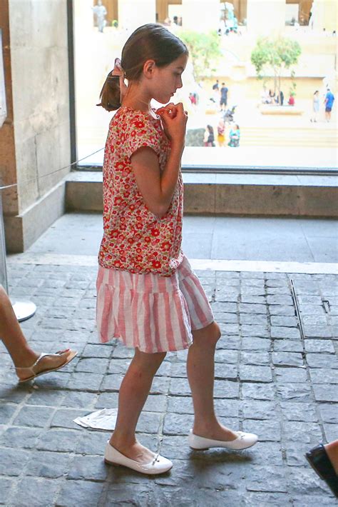 Katie Holmes + Suri Cruise Twinning: Floral Dresses ...