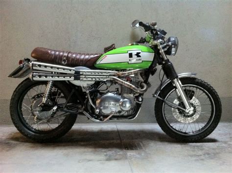 Kawasaki z400 anno 1975 scrambler | Motocicletas, Motos