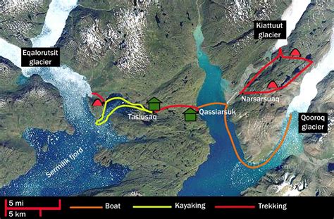Kayak Groenlandia Viaje de 8 días de Kayak y Trekking en ...