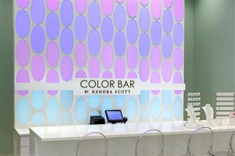 Kendra Scott Jewelry Store Lit up in Pastel Colors   LEDinside