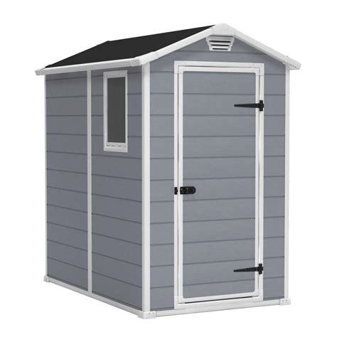 Keter Manor 4 ft. x 6 ft. Outdoor Storage Shed 212917 ...