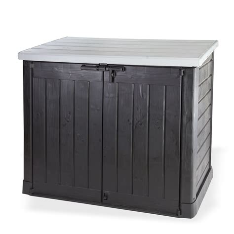 Keter XL Mülltonnenbox für 2x240 Liter Behälter | Koffer ...