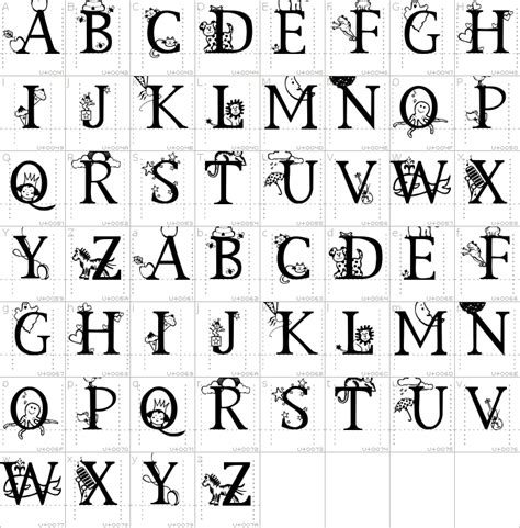 Kids Alphabet Font · 1001 Fonts | Fonts alphabet, Alphabet for kids ...