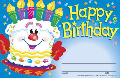 Kids Certificates | Happy Birthday Celebration Cake Design ...