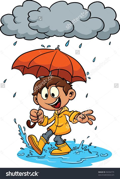 kids playing in the rain clipart 20 free Cliparts | Download images on ...