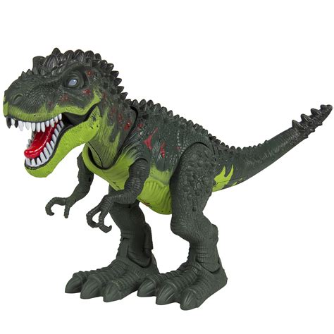 Kids Toy Walking Dinosaur T Rex Toy Figure With Lights ...