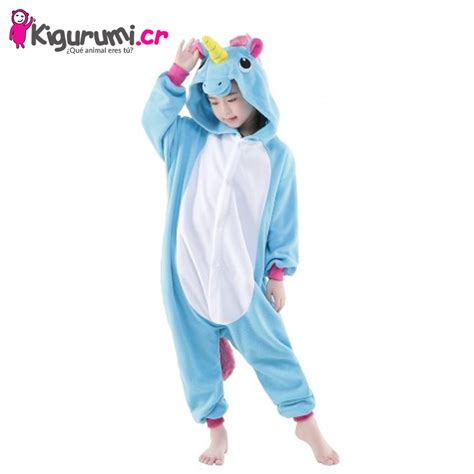 Kigurumi de Unicornio Azul disfraces de animales para ...