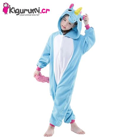 Kigurumi de Unicornio Azul disfraces de animales para ...