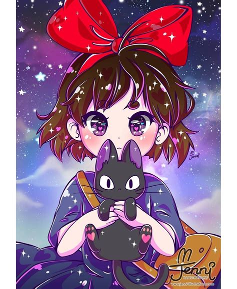 Kiki Delivery Service | Desenhos kawaii, Chibi, Ghibli