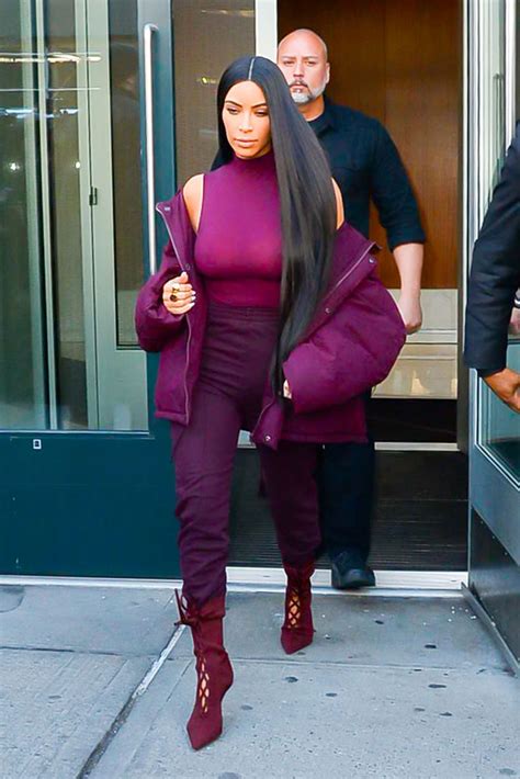 Kim Kardashian Style and Fashion Inspirations   New York City 2/15/ 2017