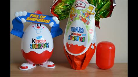 Kinder Maxi Surprise Egg The Simpsons Special Kinder Toy ...