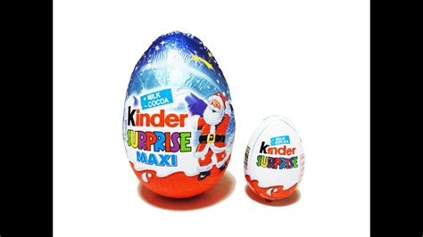 Kinder Maxi Surprise Egg Unboxing   YouTube