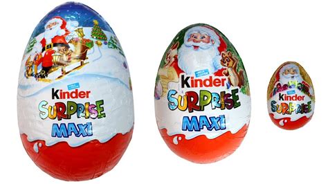 Kinder Maxi Surprise Eggs Christmas 2017 Edition Kinder ...