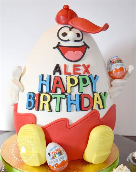 Kinder Surprise Birthday Cake! Yes, there is actually a ...