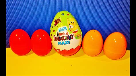 Kinder Surprise Eggs, Kinderägg, MAXI Egg, Kinderegg ...