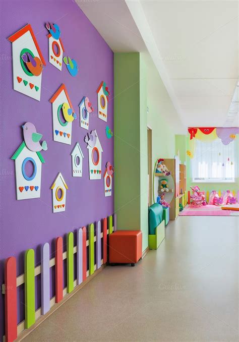 Kindergarten, Hall | Decoraciones de guardería, Decoracion ...