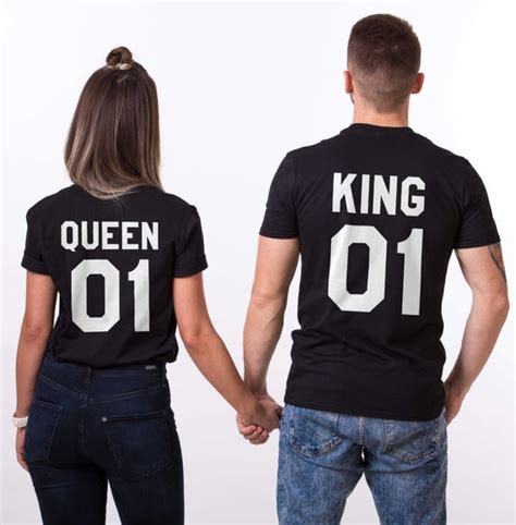 King and Queen 01 Couples T shirt Set King and Queen shirts