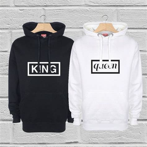 King and Queen Hoodies Couples Hoodies Mr and Mrs by ...
