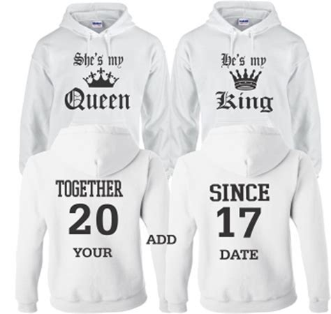 King and Queen Shirts, Matching King and Queen Couple ...