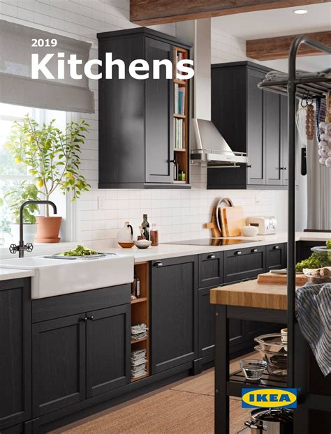 KITCHENS 2019 IKEA Kitchen Brochure 2019 in 2019 | Black ...