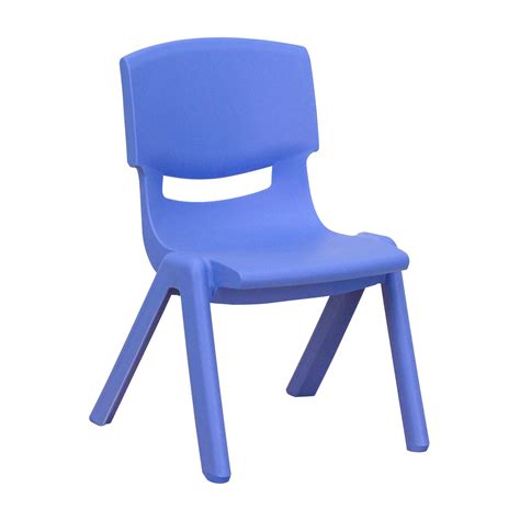 Kite Easy Stack Plastic Chair 30cm Blue   Lightweight ...
