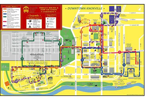 Knoxville TN Tourist Map   Knoxville Tennessee • mappery