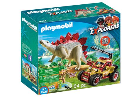 Køb Playmobil   Forskermobil med Stegosaurus  9432
