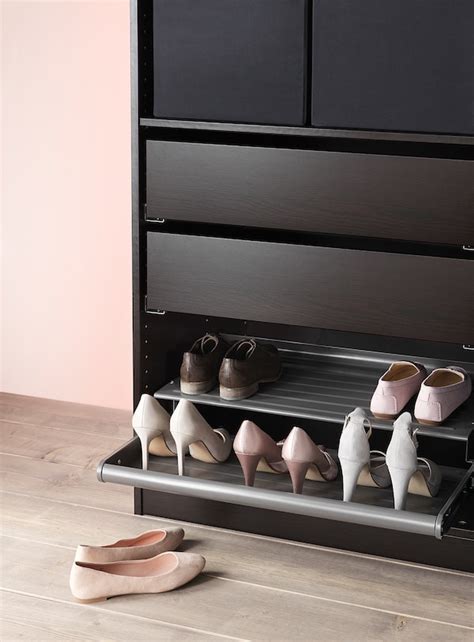 KOMPLEMENT Pull out shoe shelf, dark gray, 29 1/2x22 7/8    IKEA