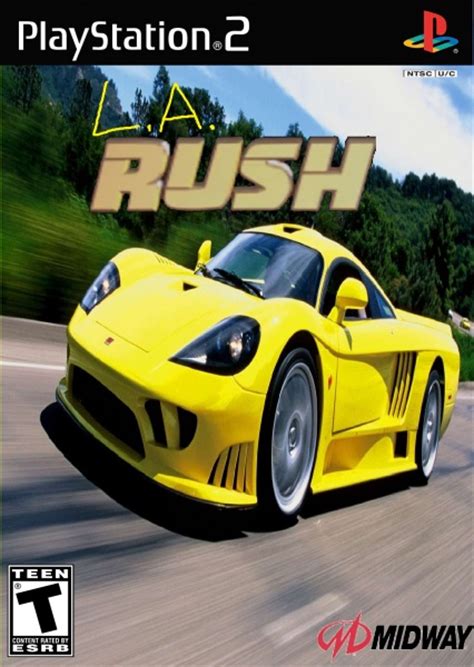 L.A. Rush PlayStation 2 Box Art Cover by dragonclaw048