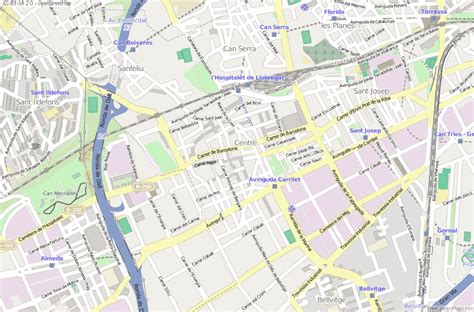 l Hospitalet de Llobregat Map Spain Latitude & Longitude: Free Maps