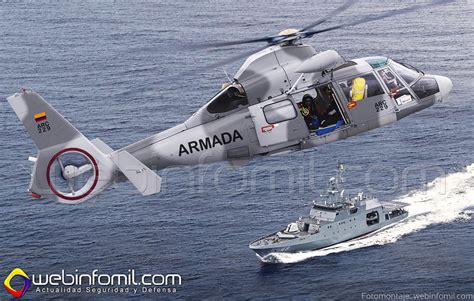 La Armada de Colombia adquirió dos helicópteros AS365 N3 ...