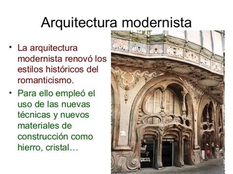 La arquitectura modernista